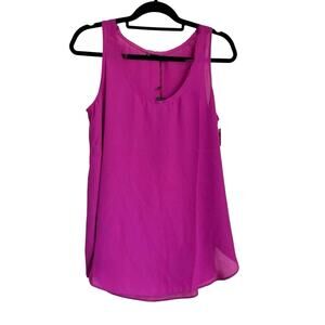 Revolve Krisa Tank Top Womens Size Medium Purple Scoop Neck Tunic Sleeveless NWT